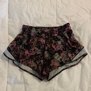 lululemon athletica Multicolor Floral Athletic Shorts